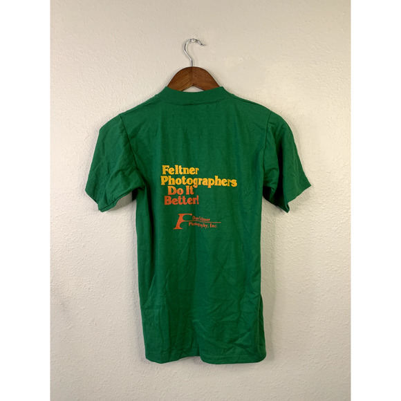 Vintage Graduation Shirt Thru In 82 Feltner Tee Sportswear VTG 1982 Small - Picture 5 of 7
